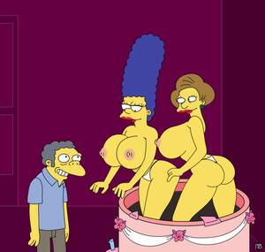 Marge Simpson Big Boobs Porn - Lesbian Marge Simpson and Lisa - Simpsons Porn