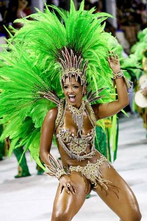 Carnival Samba Porn - Beautiful woman, costume and \