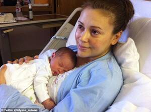 Lesbian Licking Pussy Alyssa Milano - Alyssa Milano, 48, says giving birth to her son Milo 'triggered memories'  of sexual assault | Daily Mail Online