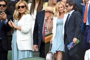 Katherine Jenkins Porn - Katherine Jenkins shows off her Wimbledon maternity style | MadeForMums