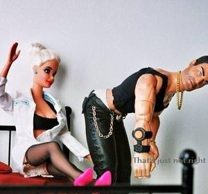 Naughty Barbie Doll Porn - Barbie Bitch spanking her Bad John Boy toy