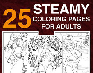 Nasty Sex Coloring Book - 25 Sexy Coloring Pages - Instant Download Printable Coloring Book ...