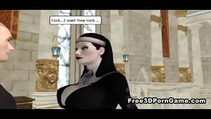 3d Cartoon Porn Nun - Foxy 3D cartoon nun sucks cock and gets fucked hard - XVIDEOS.COM