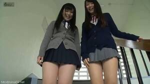japan girl miniskirt - Petite Japanese schoolgirls tease in mini skirts in the classroom -  Yesvids.com