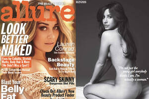 Nude Ashley Tisdale Porn - Ashley Tisdale and Bridget Moynahan pose naked for Allure!