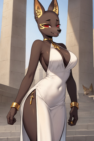 Egyptian Female Anubis Furry Porn - Anubis - WhisperingForNothing - Character LORA - v1 | Tensor.Art