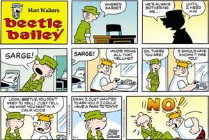 Cartoon Reality Beetle Bailey Porn - Beetle Bailey strip for January 1, 2017