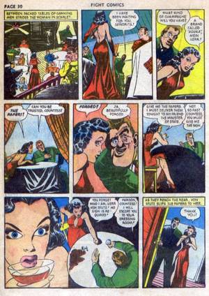 Archer Cartoon Porn Countess Von - ... and could handle herself in perilous situations, requiring rescue by  male associates far less frequently than most heroines of the Golden Age of  Comics.