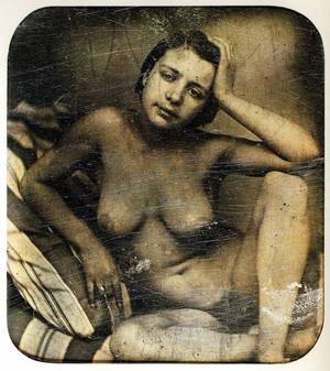 19th Century Whore Porn - Daguerreotype of French prostitute, c. 1855