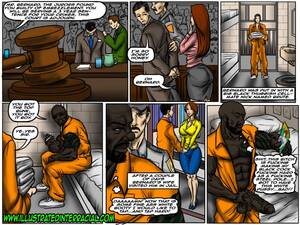 interracial prison - Illustrated interracial â€“ Prison Story | Porn Comics