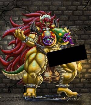 Mario Gender Swap Porn - Bowsette Transformation Sex Comic - HD Porn Comix