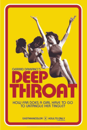 deepthroat movie cover - Deep Throat Classic Adult Porn Film Movie Poster 24x36 - Poster Foundry