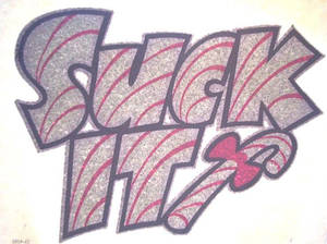 Blowjob Graphics - VINTAGE SUCK IT T-SHIRT IRON ON BLOWJOB GLITTER WEIRD BIZARRE PORN SEX BJ  FUNNY