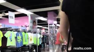 in a shopping mall - Charming czech teen is seduced in the shopping centre and reamed in pov
