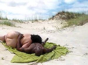 bbw interracial beaches - Interracial BBW BEACH FUCKING Porn Video | HotMovs.com