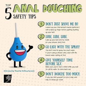 Anal Douche For Men - Anal Douching Safety Tips Image