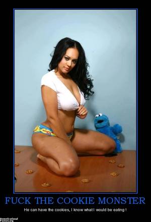 cute plumper elisha jade - I see what Cookie Monster lookin at . A big cookie