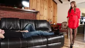 Addison Ryder Couch Blowjob - Sexy Addison Ryder wakes him up to fuck | xHamster