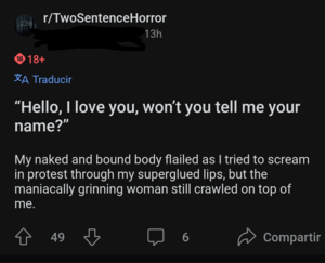 Ariana Grande Femdom Porn - Definitely not OP's fetish. : r/2sentence2horror