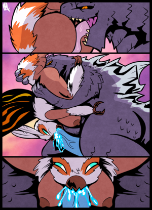 Godzilla Mothra Porn - MF] Godzilla celebrates his 69th with Mothra (@DesertDragon94) :  r/Godzilla_Porn