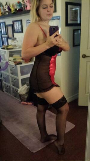 black stockings selfie - Stocking Selfie Porn Pics & Naked Photos - PornPics.com