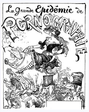 1800s French Porn - File:La grande Epidemie de PORNOGRAPHIE.jpg - Wikipedia