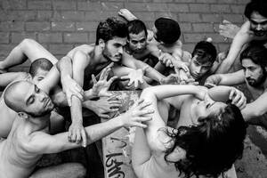 black and white group sex - porn-art-orgy-2 - PORNCEPTUAL