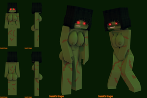 Minecraft Naked Zombie Girl Porn - Rule 34 - 3d big breasts character female green hair green skin gwen  (iamcringe) iamcringe minecraft monster monster girl nude red eyes tagme  undead zombie zombie girl | 3868781