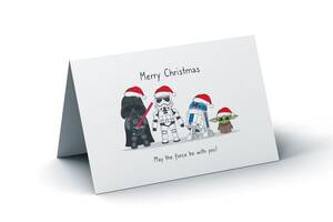 christmas star wars nude - Star Wars Personalised Christmas Card Star Wars Christmas - Etsy