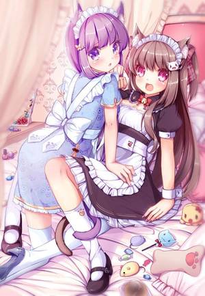 anime hentai lesbian maid captions - ANIME ART âœ® meido. . .maids. . .uniform.