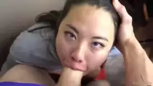 asian girl mouth fuck - Very beautiful eyes, Asian girl gets mouth fucked | xHamster
