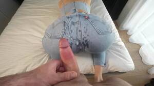 cum on her jeans - Ass job jeans porn videos & sex movies - XXXi.PORN