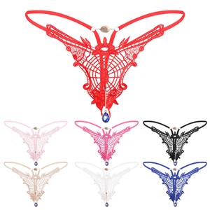 lady lepidoptera - 1/2pcs Women T-Back Porn Open Crotch Underpants G-String Embroidery Flower  Pearl Massage Panties Thongs Sexy Ladies Briefs - AliExpress