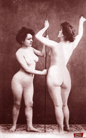 classic naked - ... Very horny vintage naked french postcard - XXX Dessert - Picture 5 ...