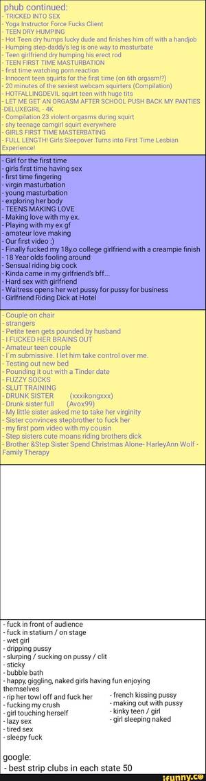 Forced Lesbian Sex First Time - Phub continued: TRICKED INTO SEX Yoga Instructor Force Fucks Client TEEN  DRY HUMPING Hot Teen dry