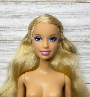 Blonde Barbie Doll Porn - Fashion Fever 2005 Blonde Barbie W/pigtails Doll Nude - Etsy