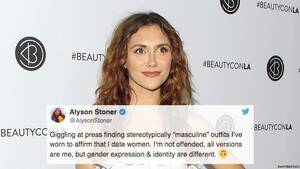 Alyson Stoner Lesbian Porn - Alyson Stoner Had a Perfect Response for Press Not Knowing Gender Identity  vs. Gender Expression
