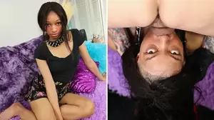 Beautiful Pygmy Women Fucking - Can You Fuck This Hot Petite Black Girl In Her Pretty Mouth?