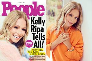 kelly ripa anal sex - Kelly Ripa Tells All: From Marriage and Sex to Botox and Regis Philbin