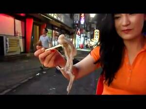 live asian food - Asian girl eating a live octopus - bizarre porn at ThisVid tube
