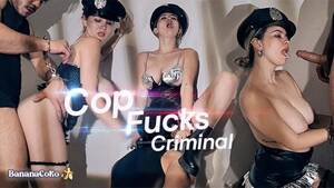 big tit cop - Big Tits Cop Arrests Criminal and makes him Fuck her Hard - Pornhub.com