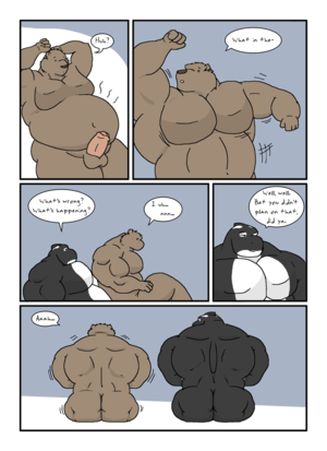 giant cock grow cartoon - Rule 34 - anthro balls bear big big penis breakfast bulge cetacean comic  dialogue erection gay growth gut hyper hyper penis kitchen male marine  muscles nude orca pecs penis sex stupidgit tongue | 1167330