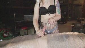 femdom handjob redhead plastic wrap - Femdom Wraps sub in Saran Wrap and is Slowly Edged - Pornhub.com