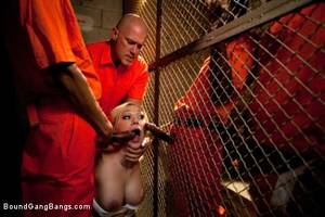 big tits blonde gangbang - Photo number 2 from Sexy Blonde Prison Warden with Big Tits gets Gangbanged  by Horny Inmates