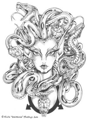 Beautiful Deadly Medusa Anime Porn - Medusa 13 by ~sidewinder72 on deviantART | Medusa | Pinterest | Medusa,  deviantART and Tattoo