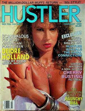 Hustler Xxx Magazine Ads 90s - Hustler Magazine Deidre Holland February 1990 081023RP â€“ Mr-Magazine