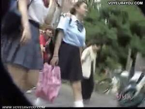 japanese upskirt spy cam - Japanese Schoolgirl Upskirt Spy Cam - UPSKIRT.TV