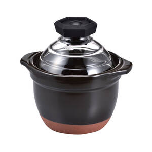 hot tempered japanese rim - Hario Rice Cooker Clay Pot with Glass Lid 1-2 Cups â€” MTC Kitchen