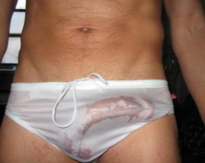hard cocks in white panties - 