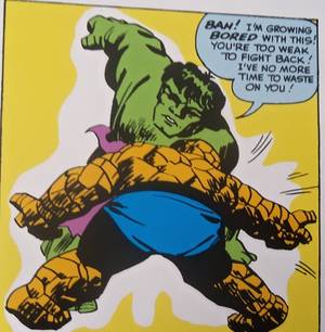 Funny Hulk Porn - Hulk lays out thing before issue 26...where he takes on the F4 AND Avengers!